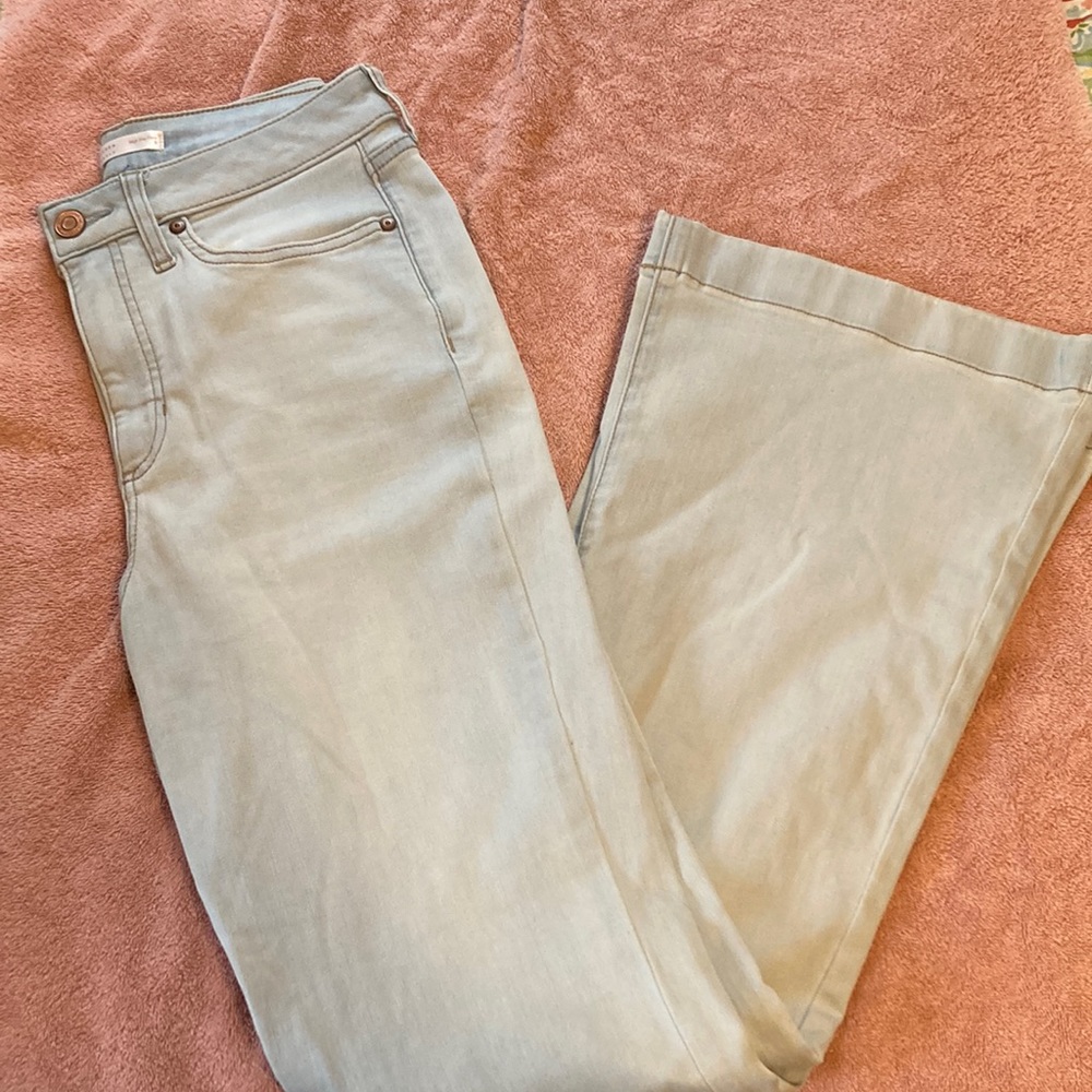 High rise flare jeans